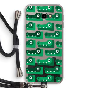 Crocs: Samsung Galaxy J4 Plus Transparant Hoesje met koord