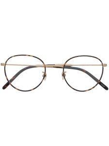 Giorgio Armani lunettes de vue à monture ronde - Marron