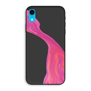 Paarse stroom: iPhone XR Biologisch afbreekbaar hoesje