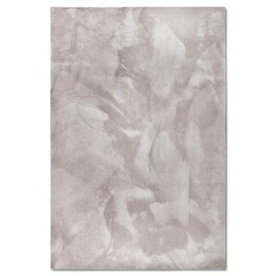Vloerkleed Leon - Lichtgrijs maat: 230x160cm - materiaal: Polyester - Dekbed-Discounter.nl