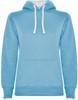 Roly RY1068 Women´s Urban Hooded Sweatshirt - Sky Blue 10/White 01 - S