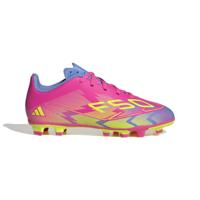 adidas F50 Club Gras / Kunstgras Voetbalschoenen (MG) Kids Roze Neongeel Blauw