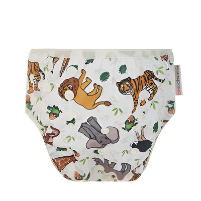Bababoe Zwemluier Zoo Life - Maat M 4-13 KG