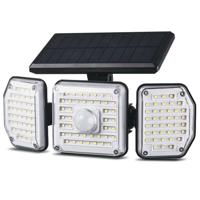 Solar LED-lamp met bewegingssensor Maclean IP65, 4W, 320lm, 4000K, Li-ion 1200 mAh, 3 bedrijfsmodi MCE615