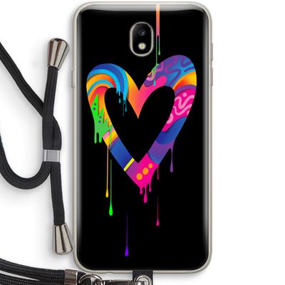 Melts My Heart: Samsung Galaxy J7 (2017) Transparant Hoesje met koord