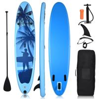 SUP Board Opblaasbaar Stand Up Board Paddle Board Blauw
