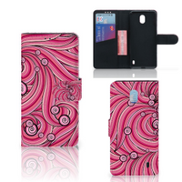 Nokia 1 Plus Hoesje Swirl Pink - thumbnail