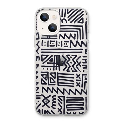 Marrakech print: iPhone 13 Transparant Hoesje