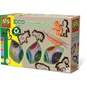 SES Creative Eco klei mega set (7x90gr met tools)