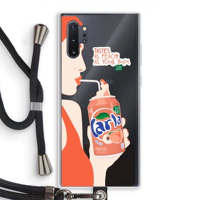 Peach please!: Samsung Galaxy Note 10 Plus Transparant Hoesje met koord