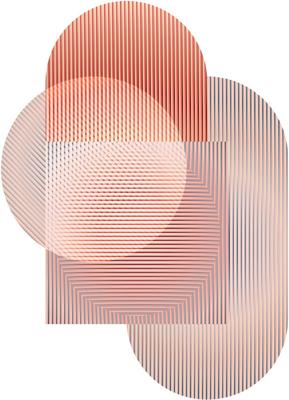 Moooi Carpets - Trichroic Dalston Shapes - 400x289 cm Vloerkleed