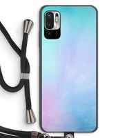 mist pastel: Xiaomi Redmi Note 10 5G Transparant Hoesje met koord