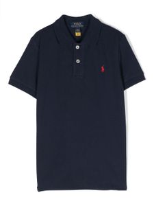 POLO RALPH LAUREN KIDS polo à logo poitrine - Bleu