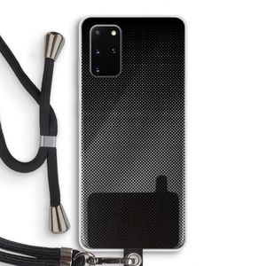 Musketon Halftone: Samsung Galaxy S20 Plus Transparant Hoesje met koord