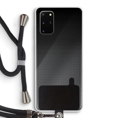 Musketon Halftone: Samsung Galaxy S20 Plus Transparant Hoesje met koord
