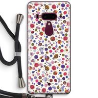 Planets Space: HTC U12+ Transparant Hoesje met koord