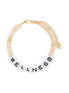 Sporty & Rich Wellness bead-detail bracelet - Rose