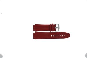 Horlogeband Jacques Lemans 1-1584L Leder Rood 20mm