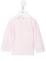 BOSS Kidswear t-shirt à fleurs - Rose