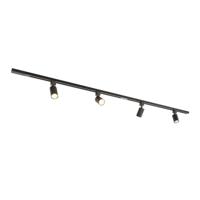 Taros Railverlichting Pakket - Recht - 2x 1 m rail - 4 railspots - Incl. 2700K GU10 - IP20 - Modulair - 230V