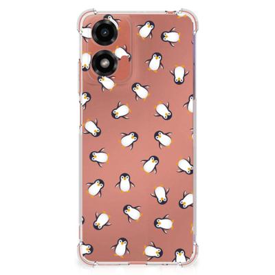 Doorzichtige Silicone Hoesje voor Motorola Moto G24 | G24 Power | G04 Pinguïn