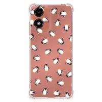 Doorzichtige Silicone Hoesje voor Motorola Moto G24 | G24 Power | G04 Pinguïn