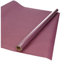 Kraft cadeaupapier/inpakpapier - paars - 200 x 70 cm - 60 grams - thumbnail
