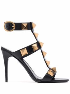 Valentino Garavani sandales Roman Stud 100 mm en cuir - Noir