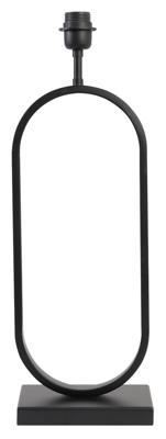 Light & Living Tafellamp 'Jamiri' 55cm, kleur Mat Zwart (excl. kap)
