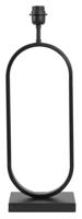 Light & Living Tafellamp 'Jamiri' 55cm, kleur Mat Zwart (excl. kap)