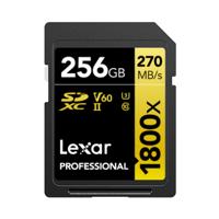 Lexar Professional SDXC 256GB BL 1800X UHS-II V60 Gold