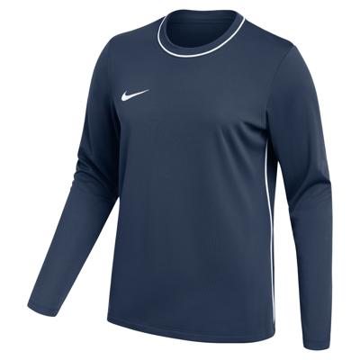 Nike Dri-FIT Park 26 Trainingsshirt Lange Mouwen Dames Donkerblauw Wit