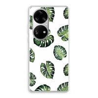 Tropische bladeren: Huawei P50 Pro Transparant Hoesje