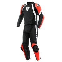 DAINESE Avro 4, 2-delig motorpak, Mat Zwart-Fluo Rood-Wit - thumbnail