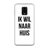 Ik wil naar huis: Xiaomi Redmi Note 9 Pro Transparant Hoesje