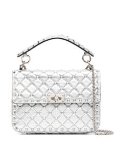 Valentino Garavani Pre-Owned sac à main à ornements Rockstud - Argent