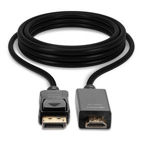 LINDY 36924 DisplayPort-kabel DisplayPort / HDMI Adapterkabel DisplayPort-stekker, HDMI-A-stekker 5.00 m Zwart
