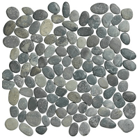 Terre d&apos;Azur Stone Pebbles Antracite 30x30 cm