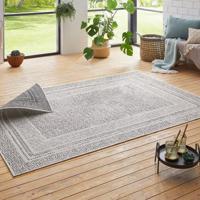 Buitenkleed Victoria - Zilver maat: 230x160cm - materiaal: Polypropyleen - Dekbed-Discounter.nl