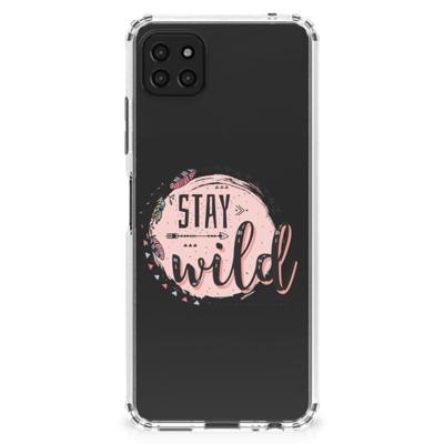 Samsung Galaxy A22 5G Stevig | Bumper Hoesje | Boho Stay Wild Samsung Galaxy A22 5G Stevig | Bumper Hoesje | Boho Stay Wild