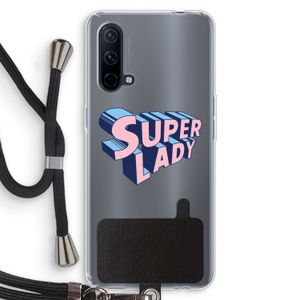 Superlady: OnePlus Nord CE 5G Transparant Hoesje met koord