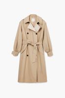Gecombineerde trenchcoat - BROWN - XL