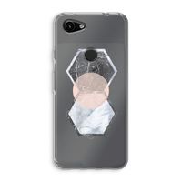 Creatieve toets: Google Pixel 3a Transparant Hoesje
