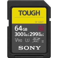 Sony SDXC 64GB Tough R300 W299 UHS-II CL10 U3 V90 (SF64TG) Sony SDXC 64GB Tough R300 W299 UHS-II CL10 U3 V90 (SF64TG)