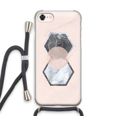 Creatieve toets: iPhone 8 Transparant Hoesje met koord