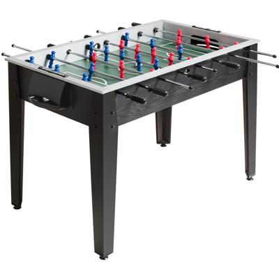 Tafelvoetbal in Wedstrijdformaat Voetbaltafel voor Volwassenen en Kinderen 122 x 61 x 79 cm Zwart