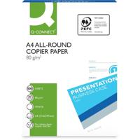 Q-CONNECT All-Round kopieerpapier, ft A4, 80 g, pak van 500 vel, wit
