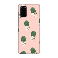 Cactusprint roze: Volledig geprint Samsung Galaxy S20 Plus Hoesje