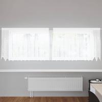 Gordijnen met gordijnen Wit 300 x 100 cm Polyester