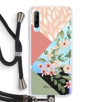 Sweet heaven geometrics: Huawei P Smart Pro Transparant Hoesje met koord